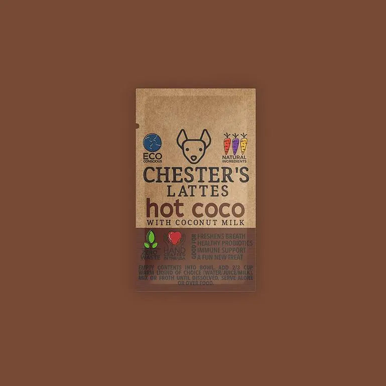 Chester's  dog treats - Hot Coco - Hot chocolates for dog - PAWMART.ca