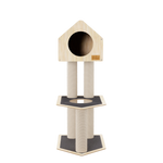 Condo Hideout - 2-Level Deluxe Cat Tree Noba Animal Co.