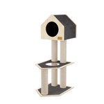 Condo Hideout - 2-Level Deluxe Cat Tree Noba Animal Co.