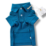 Dark teal cotton shirt Puccissimé Pet Couture