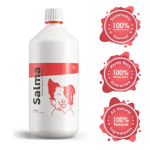 Dogs Lounge - SALMA – Scottish Salmon Oil with Omega 3 for Dogs & Puppies Dogslounge