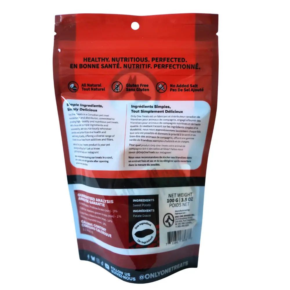 Dried Sweet Potato Slices 100g Only One Treats