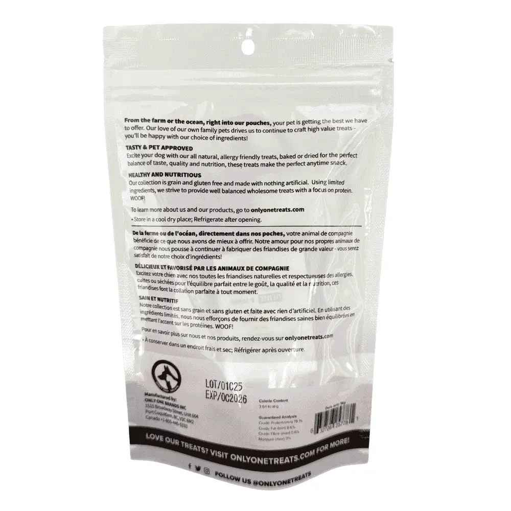 Duck Jerky 56g Only One Treats