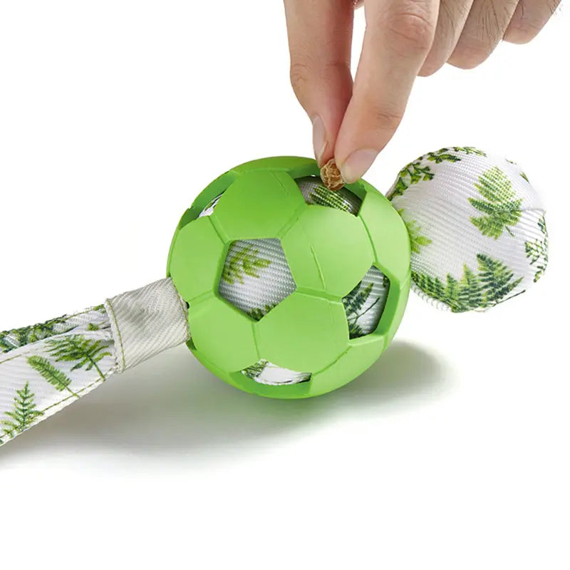 Durable Rubber Soccer Toy for Dogs Doge N Cate