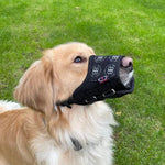 Bullybillows - FABRIC SAFETY/EMERGENCY MUZZLE - SIGNATURE BLACK - Muzzle for dogs BullyBillows