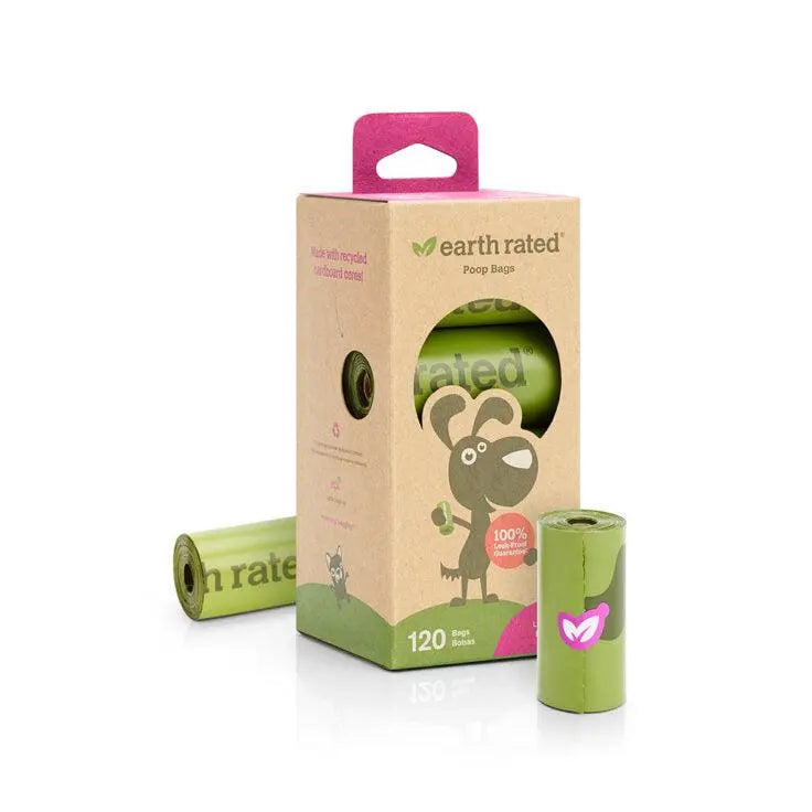 Earth Rated - 120 Poop Bags on 8 Refill Rolls - Lavender - PAWMART.ca