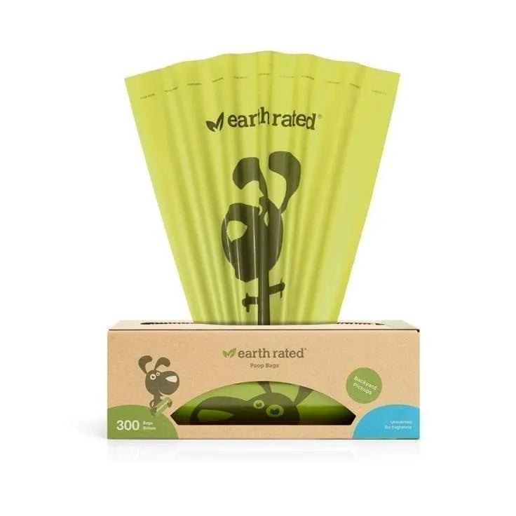 Earth Rated - 300 Poop Bags on a Large Single Roll  - Unscented - PAWMART.ca