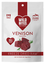 FREEZE DRIED VENISON Wild Bites Dog and Cat Treats