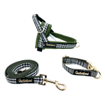 Fern dog leash with hands-free extension Puccissimé Pet Couture