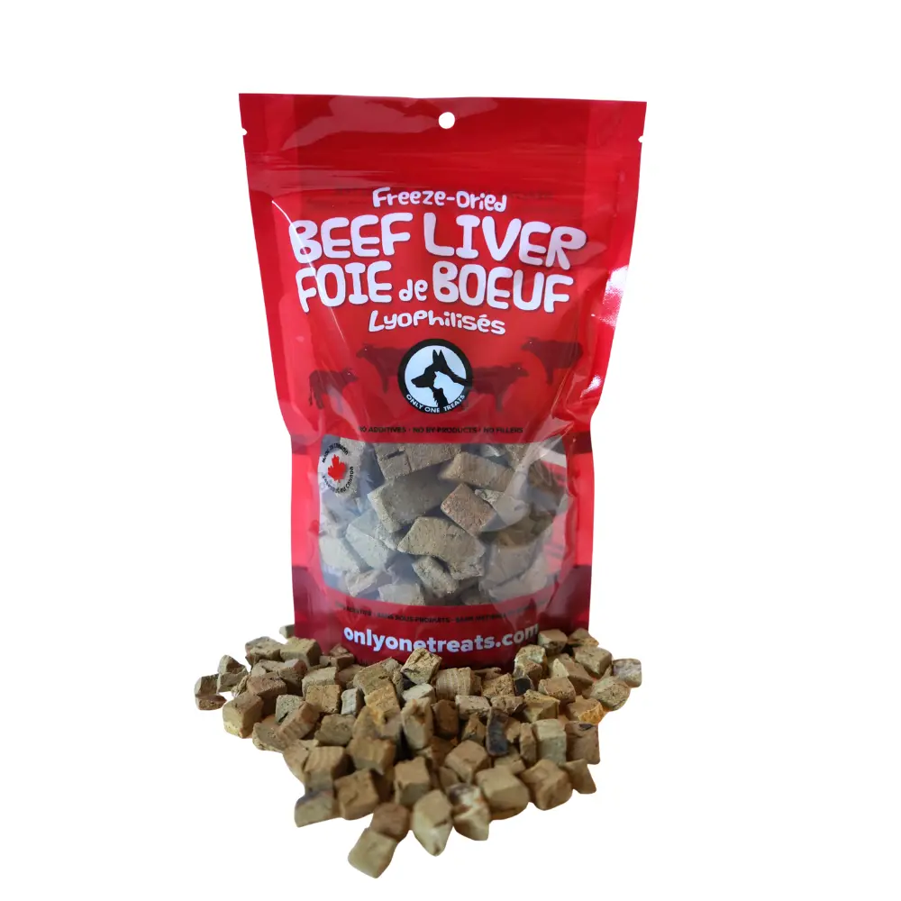 Freeze-Dried Beef Liver 100g Only One Treats