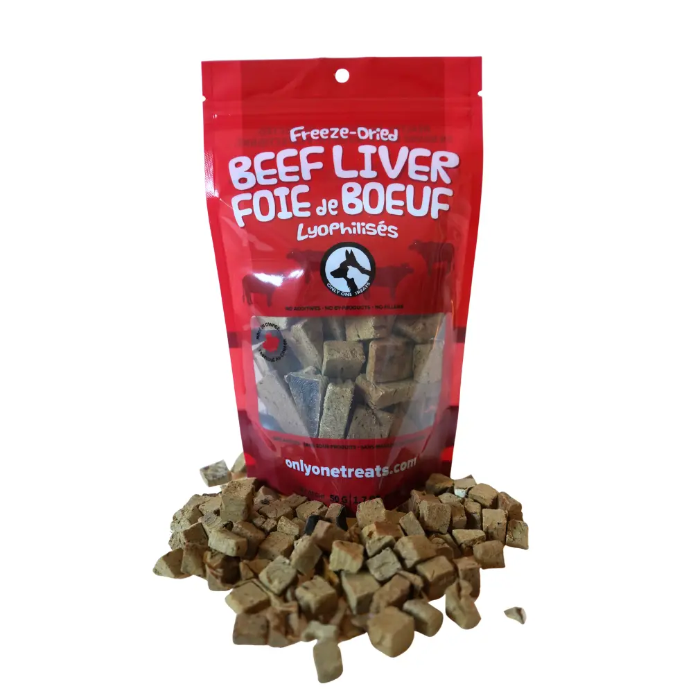 Freeze-Dried Beef Liver 50g Only One Treats