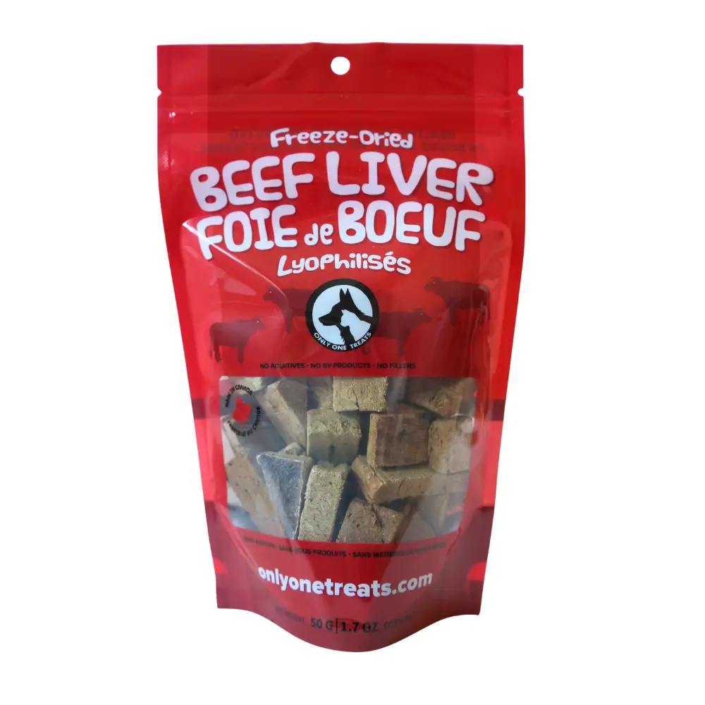 Freeze-Dried Beef Liver 50g Only One Treats