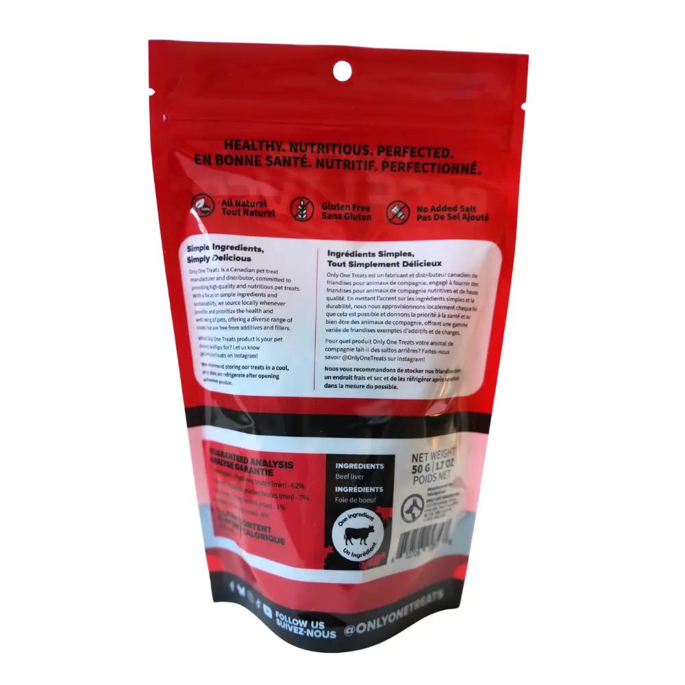 Freeze-Dried Beef Liver 50g Only One Treats
