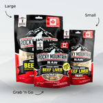 Freeze-Dried Beef Liver Pet Treats ROCKY MOUNTAIN RAW