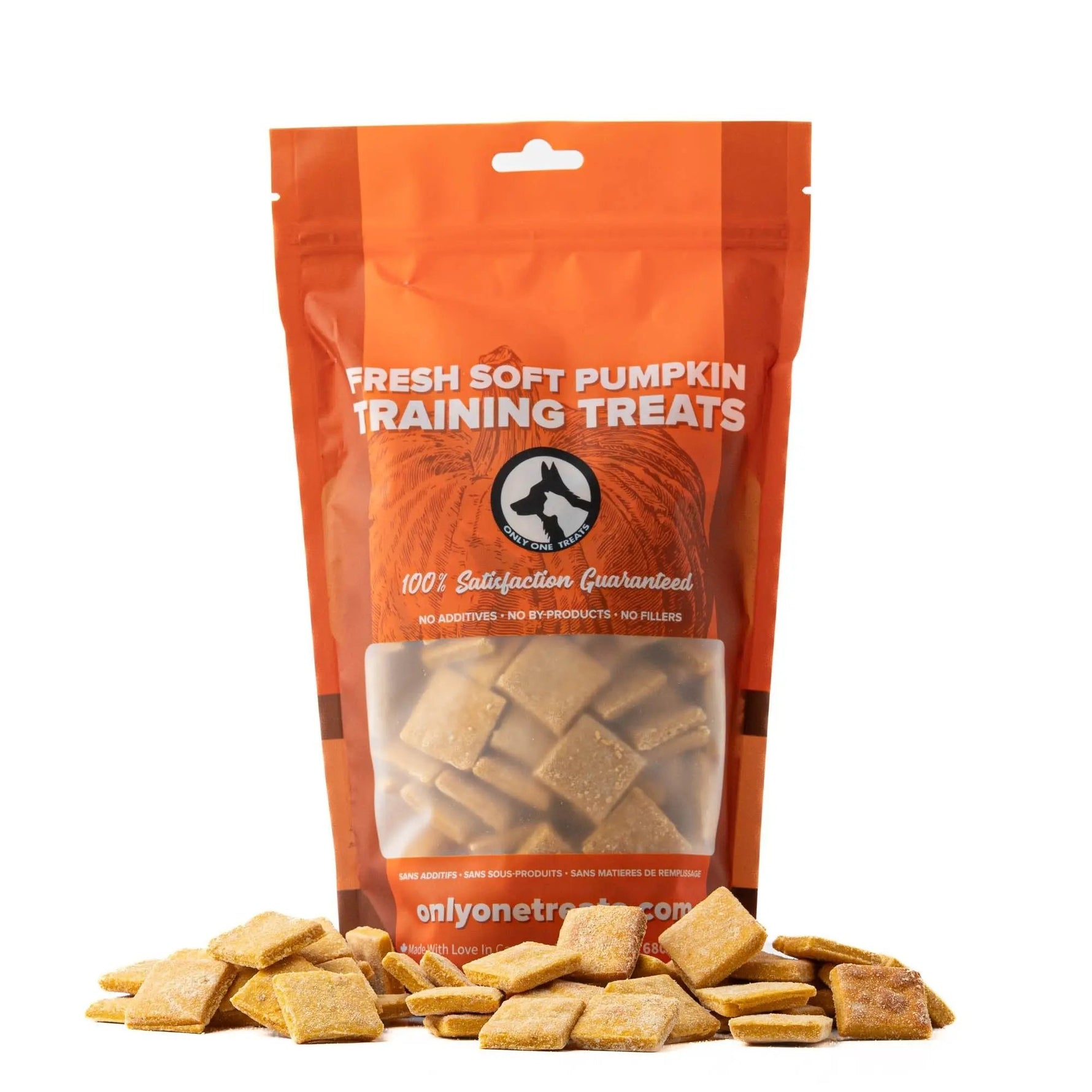 Fresh Soft Pumpkin Training Treats 680g Only One Treats