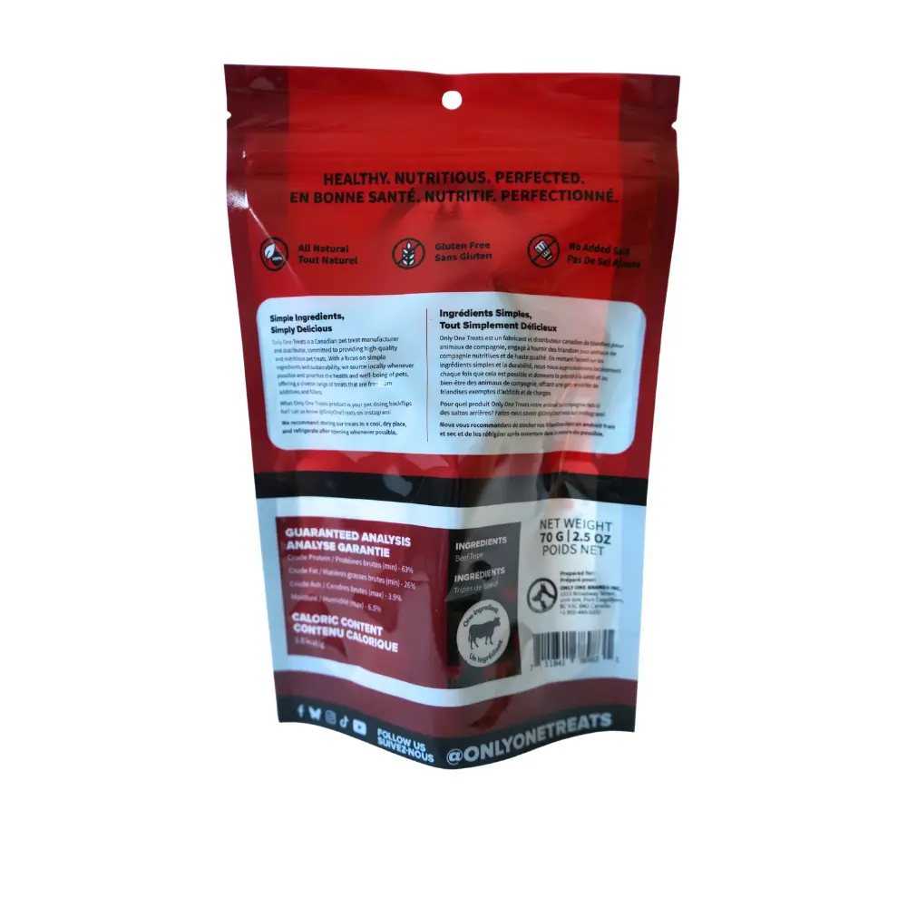 Green Beef Tripe 70g Only One Treats