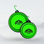Green Foldable Dog Bowl ROCKY MOUNTAIN RAW