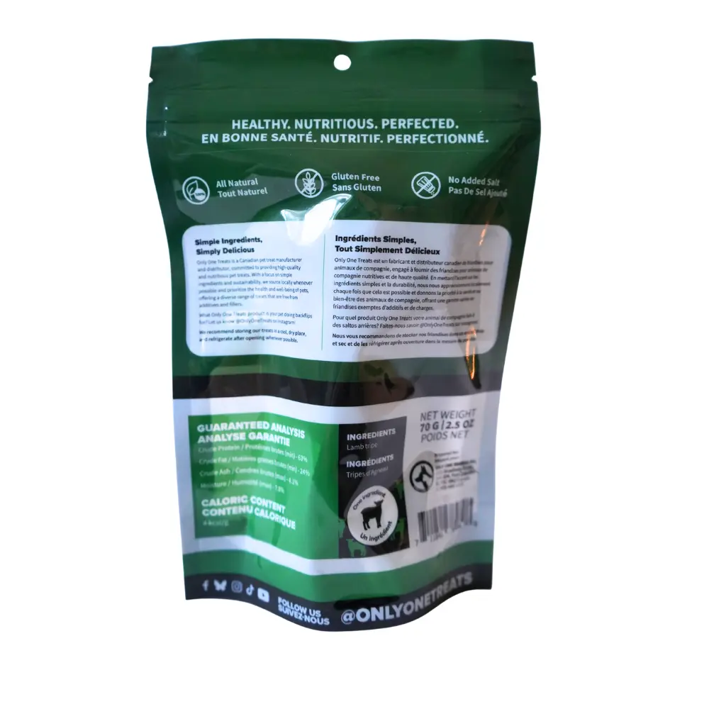 Green Lamb Tripe 70g Only One Treats