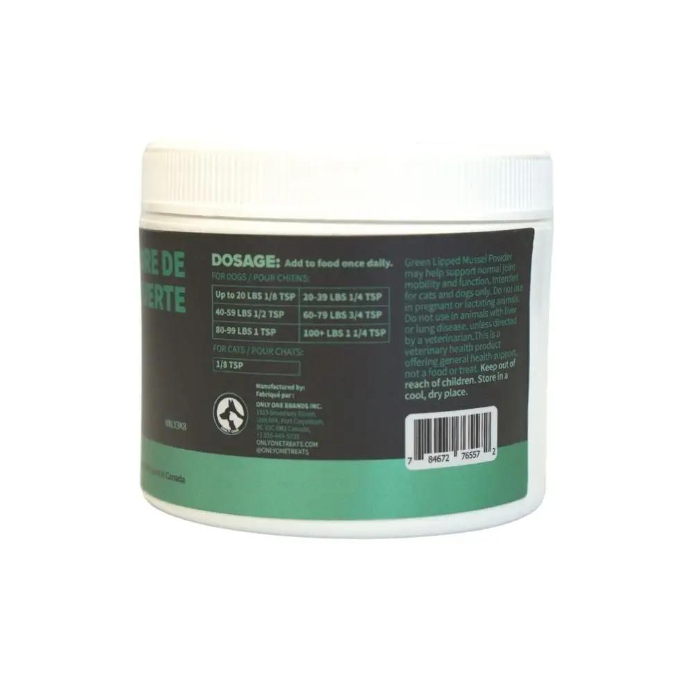Green Lipped Mussel Powder 60g Only One Treats