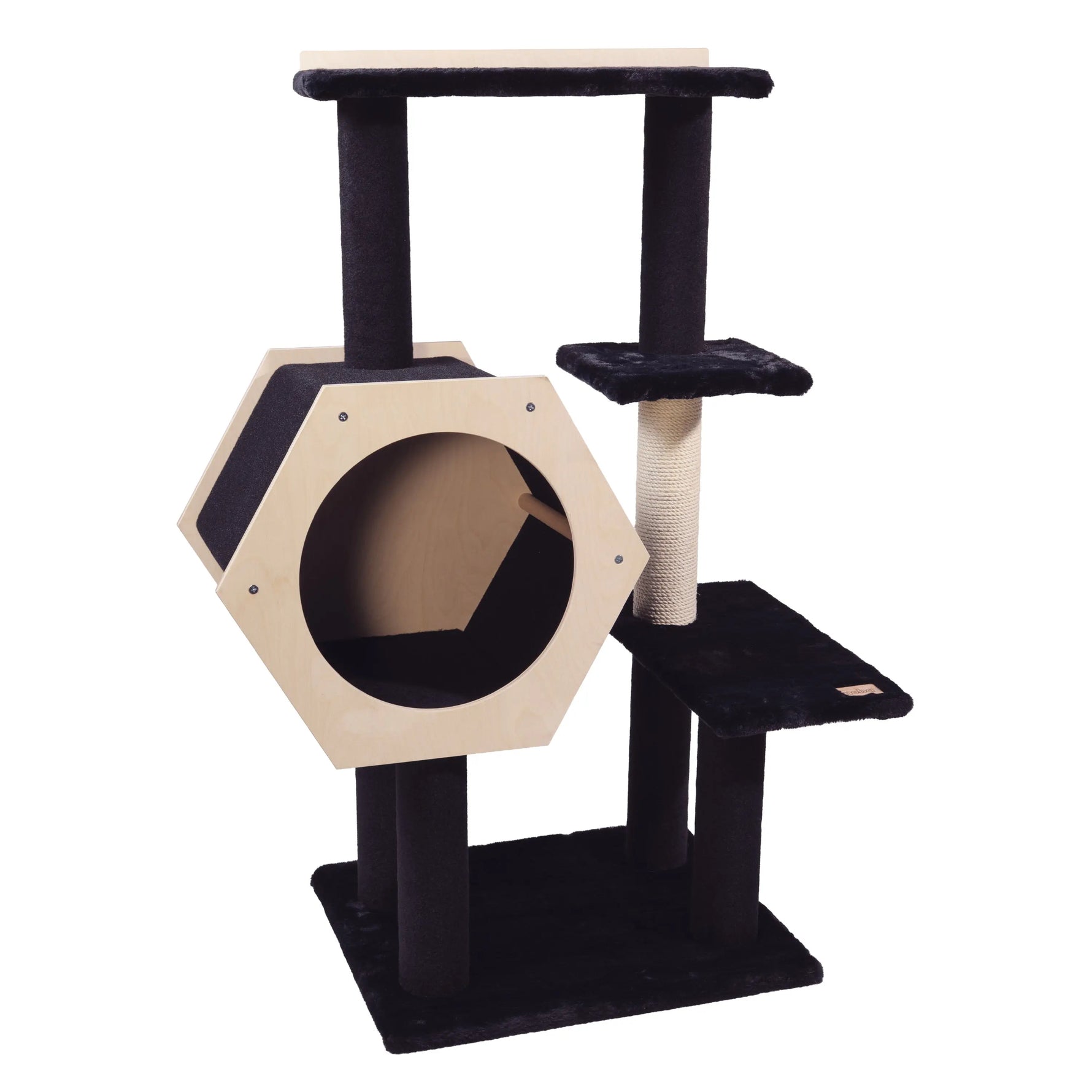 Hexagon House - 4-Level Cat Tree Noba Animal Co.