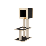 Hut Hideout - 2-Level Deluxe Cat Tree Noba Animal Co.