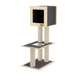 Hut Hideout - 2-Level Deluxe Cat Tree Noba Animal Co.