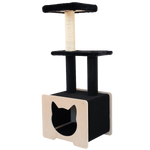 Hut Hideout - Deluxe 3-Level Cat Tree Noba Animal Co.