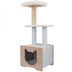 Hut Hideout - Deluxe 3-Level Cat Tree Noba Animal Co.