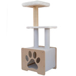 Hut Hideout - Deluxe 3-Level Cat Tree Noba Animal Co.