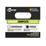 IRON WILL RAW - Canine Complete Prairie Variety Pack 12Lb - Raw Dog Food - PAWMART.ca