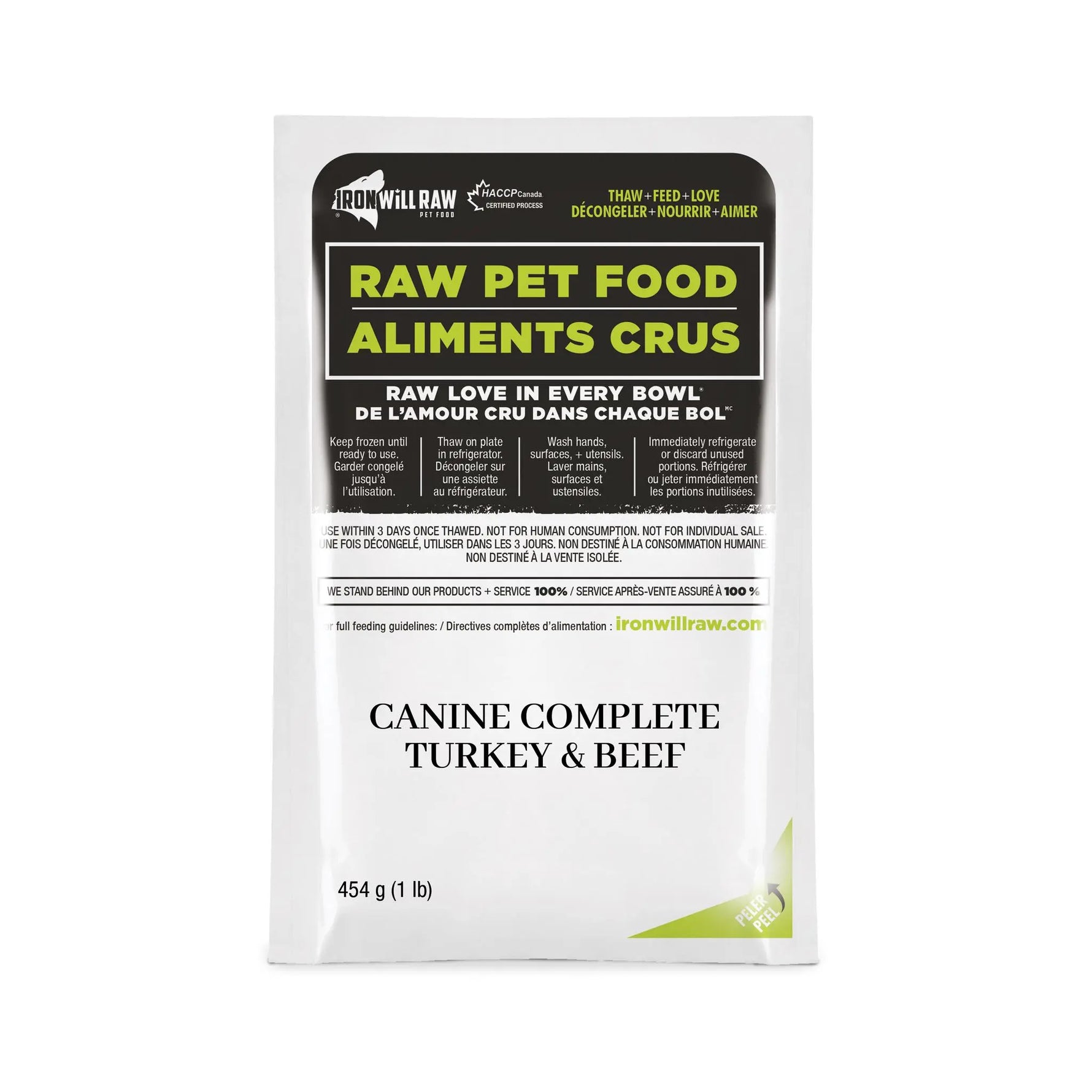 IRON WILL RAW - Turkey & Beef Dinner 6Lb - Raw Dog Food - PAWMART.ca Canadian Pet Store & Pet Grooming