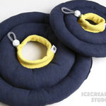 Ice cream tree - Navy Soft Comfy Cone  Hypoallergenic - Recovery Collar for Dog and Cat - PAWMART.ca