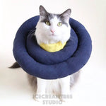 Ice cream tree - Navy Soft Comfy Cone  Hypoallergenic - Recovery Collar for Dog and Cat - PAWMART.ca