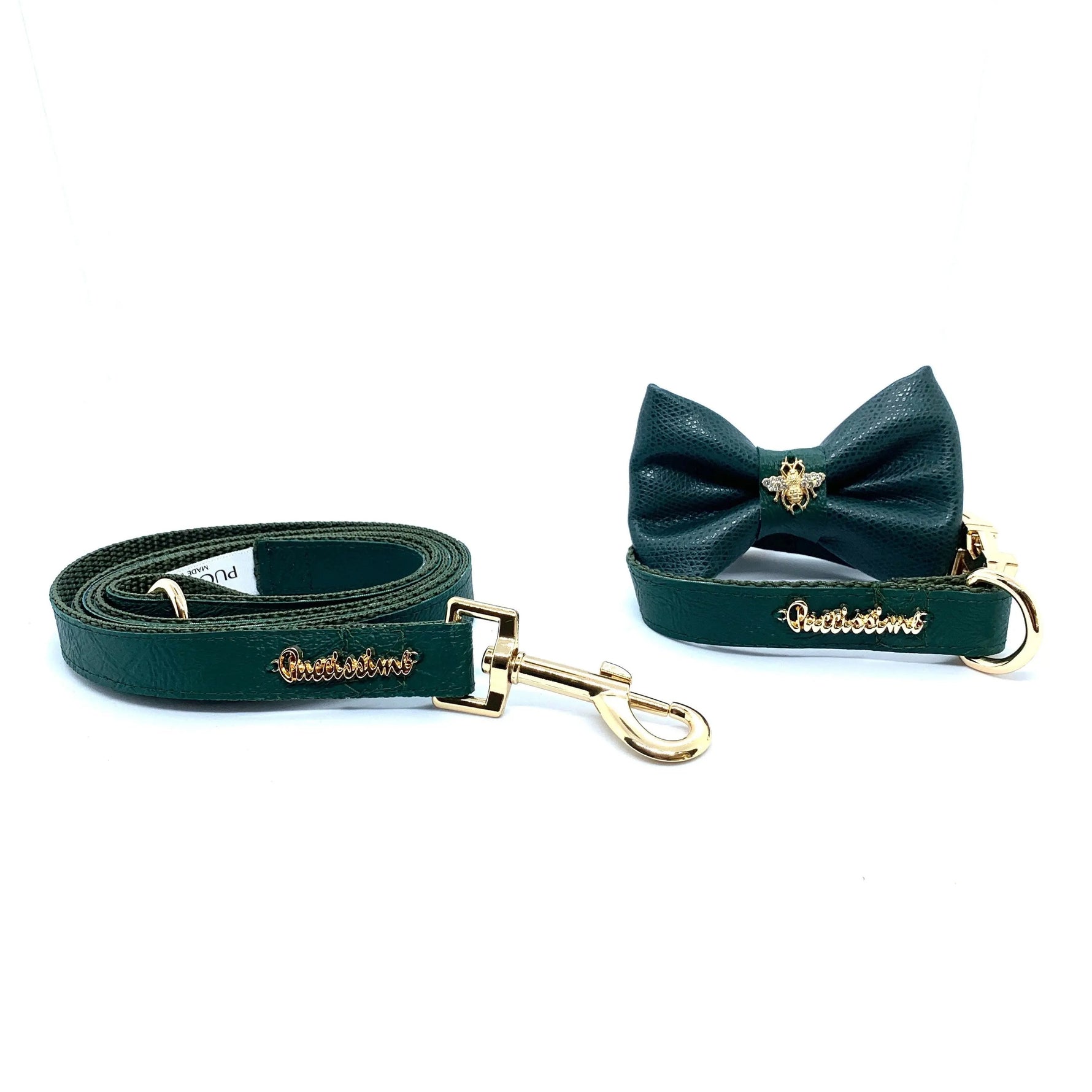 Jade dog collar Puccissimé Pet Couture