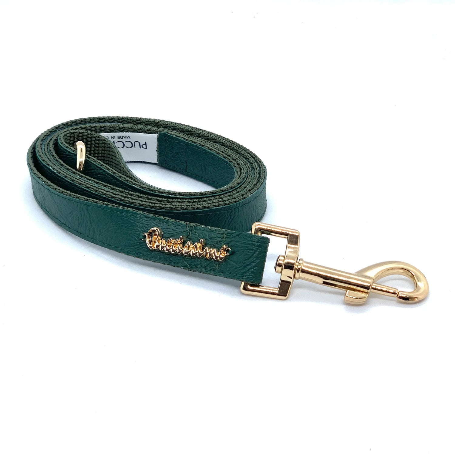 Jade dog leash Puccissimé Pet Couture