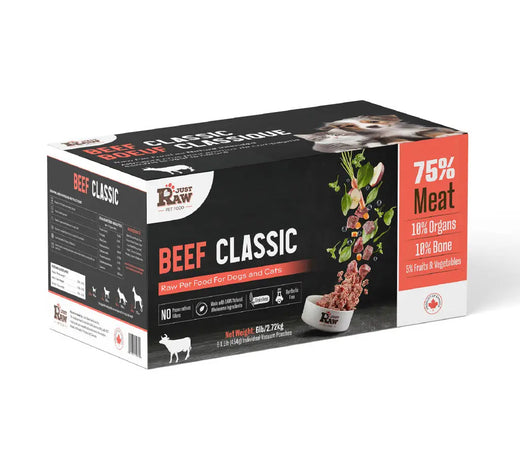 Just Raw - Beef Classic (6lbs) PAWMART Pet Store - Grooming - Toronto