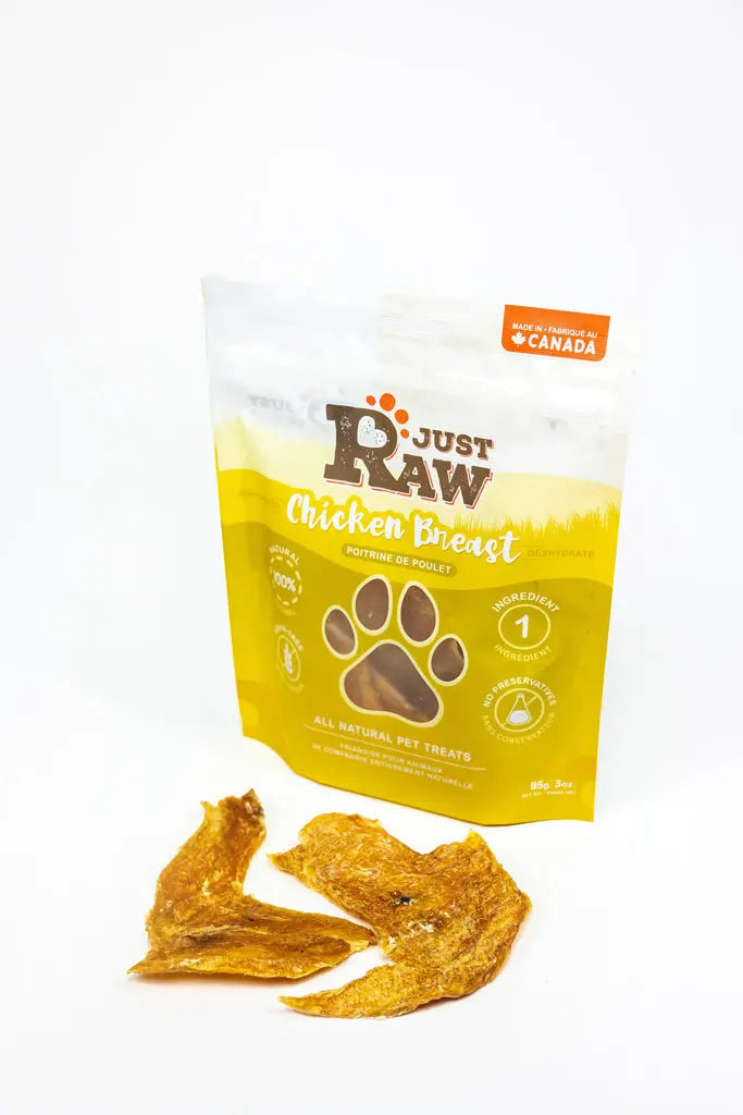 JustRaw - Dehydrated Chicken Breast - Dog Treats JustRaw