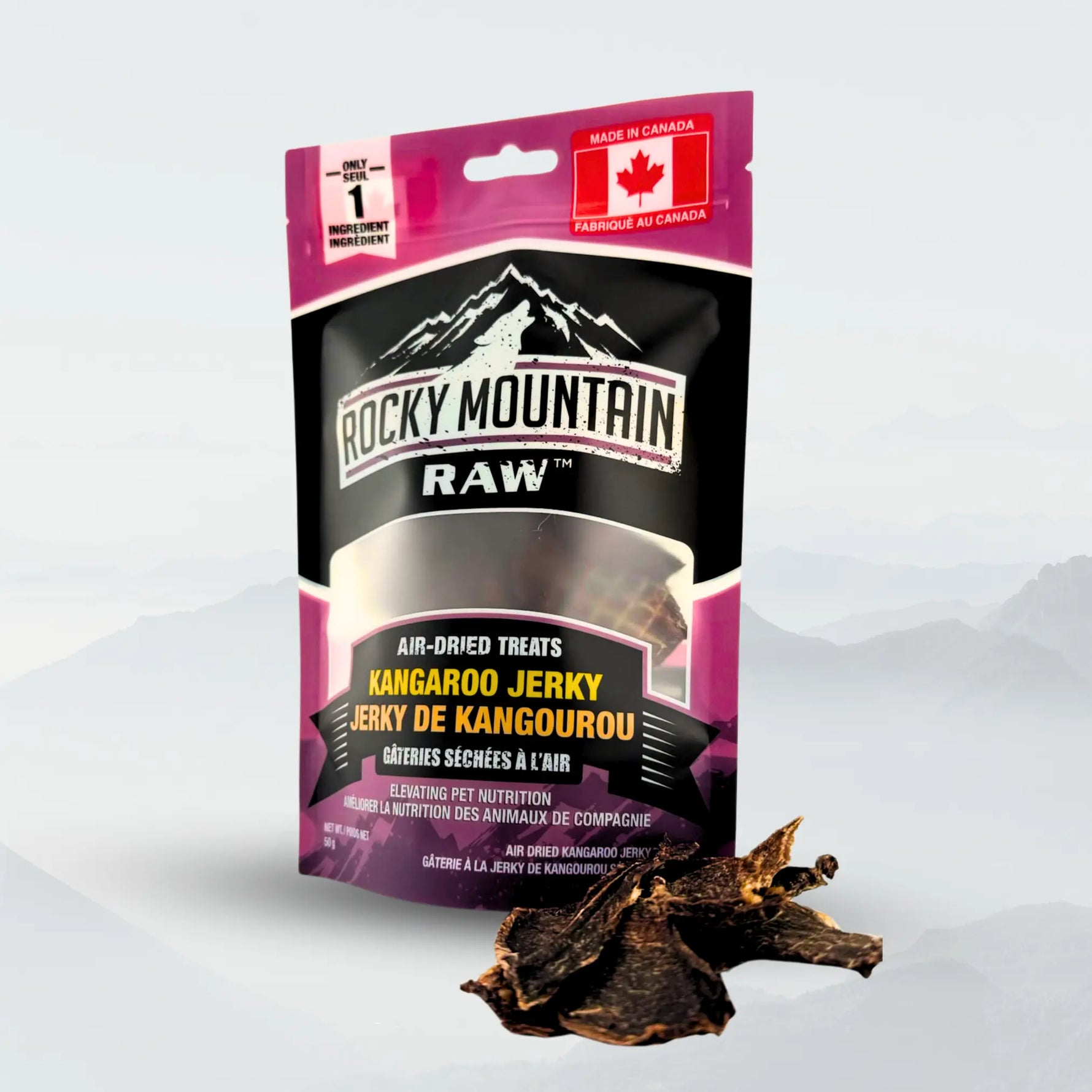 Kangaroo Jerky 50G ROCKY MOUNTAIN RAW