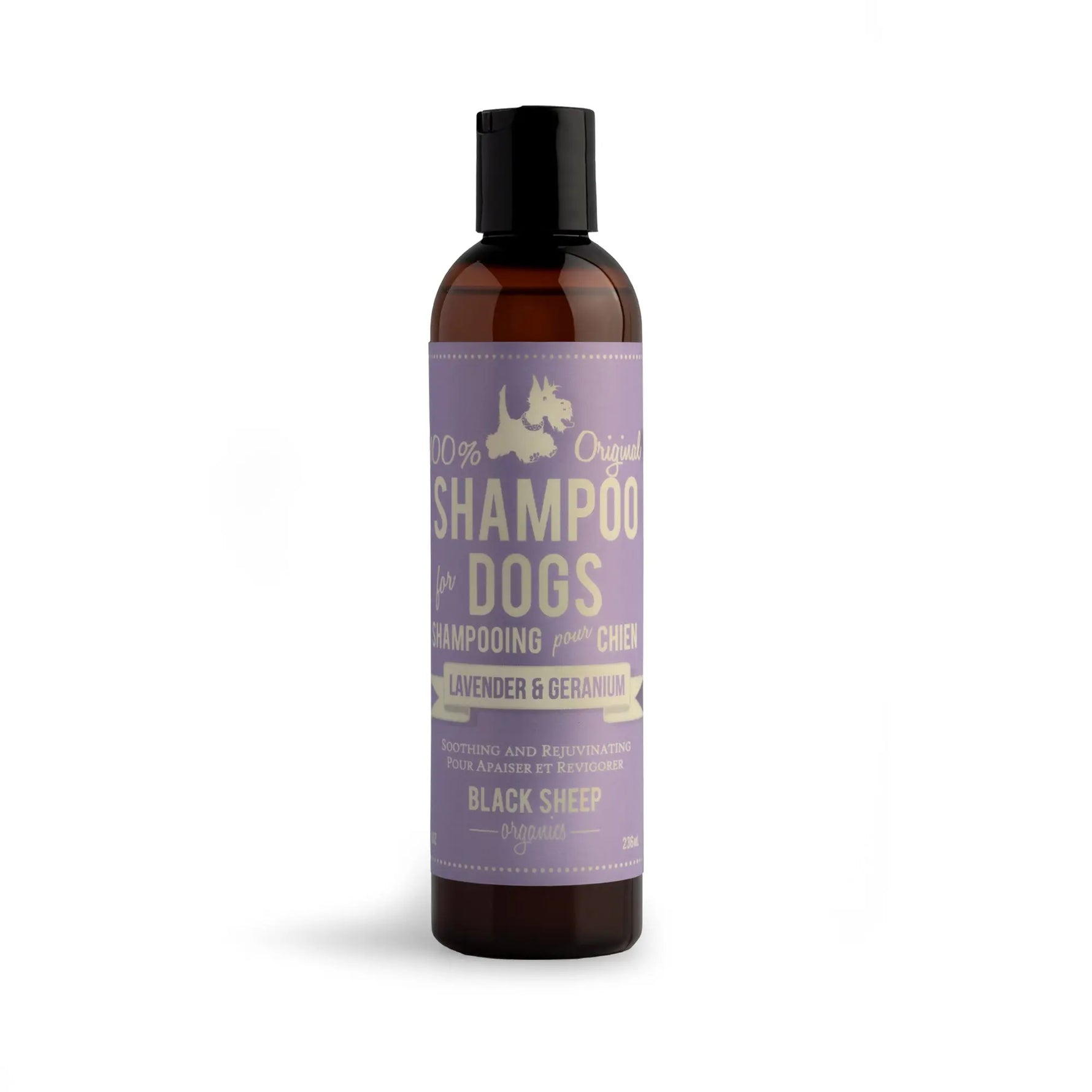 Lavender & Geranium Dog Shampoo Black Sheep Organics