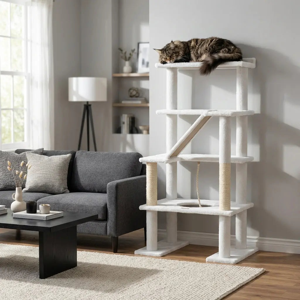 Maine Coon 65" Cat Tower - 5-Level Cat Tree Noba Animal Co.