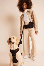 Maxbone - GO! With Ease Hands Free Leash - Black - PAWMART.ca