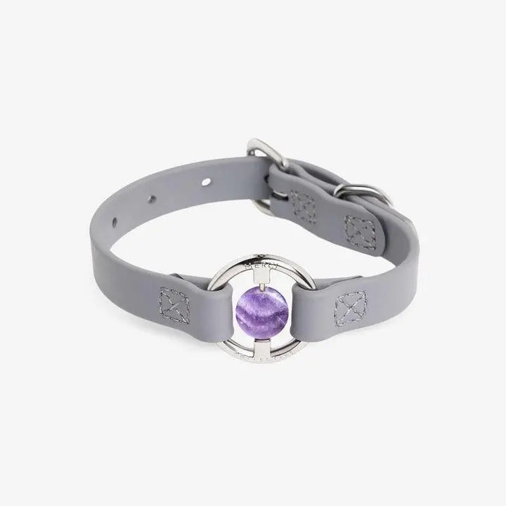 Merci Collective - Luxury Spill- Proof Dog Collar Embedded with Healing Crystal - PAWMART.ca