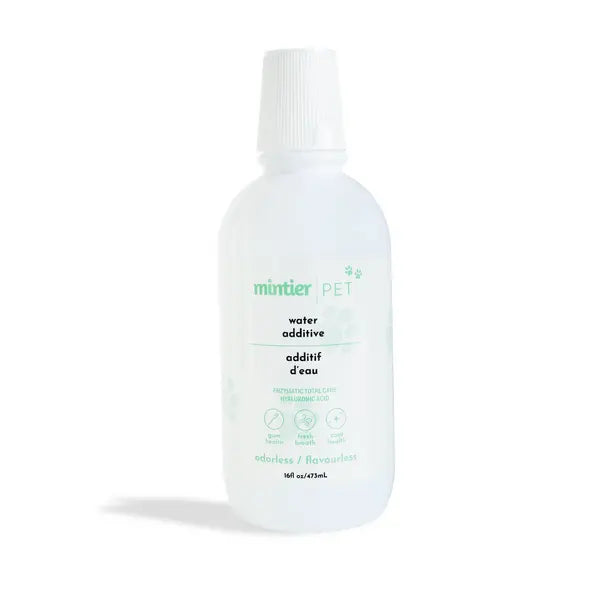 Mintier Pet - Pet Water Additive with Hyaluronic Acid - Pet Dental Health Mintier