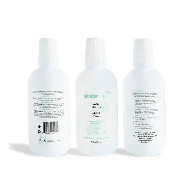 Mintier Pet - Pet Water Additive with Hyaluronic Acid - Pet Dental Health Mintier