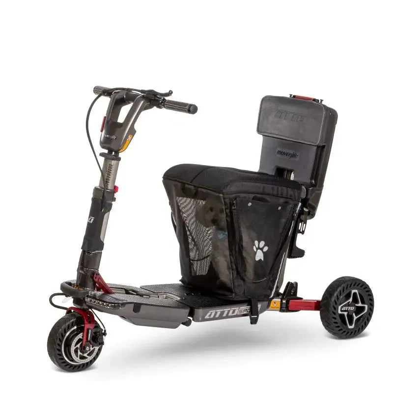 Moving Life ATTO Pet Carrier & Cushion Black 600-004840 | 40L Scooter Accessory Canada Factory Direct Medical