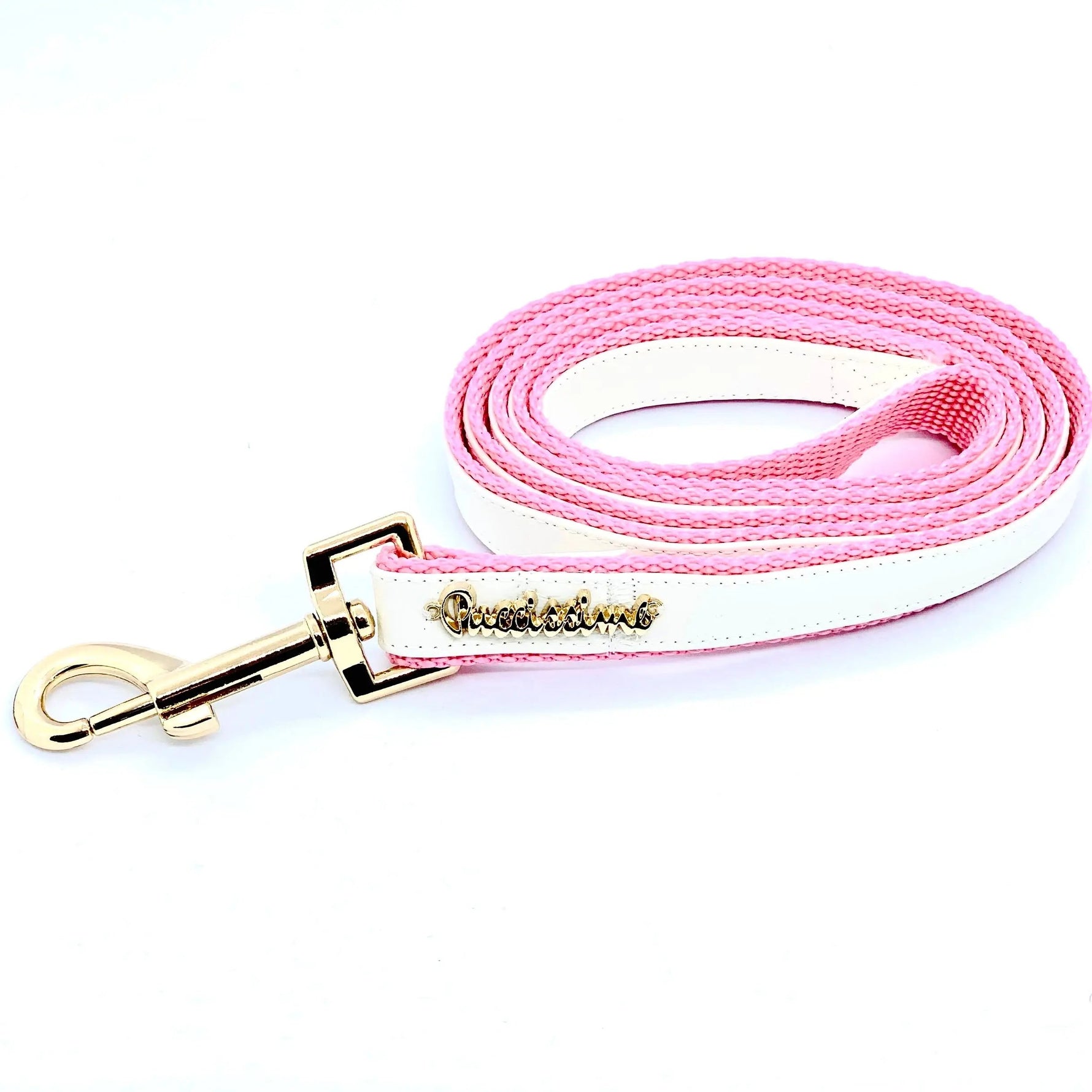 My baby girl leash with hands-free extension Puccissimé Pet Couture