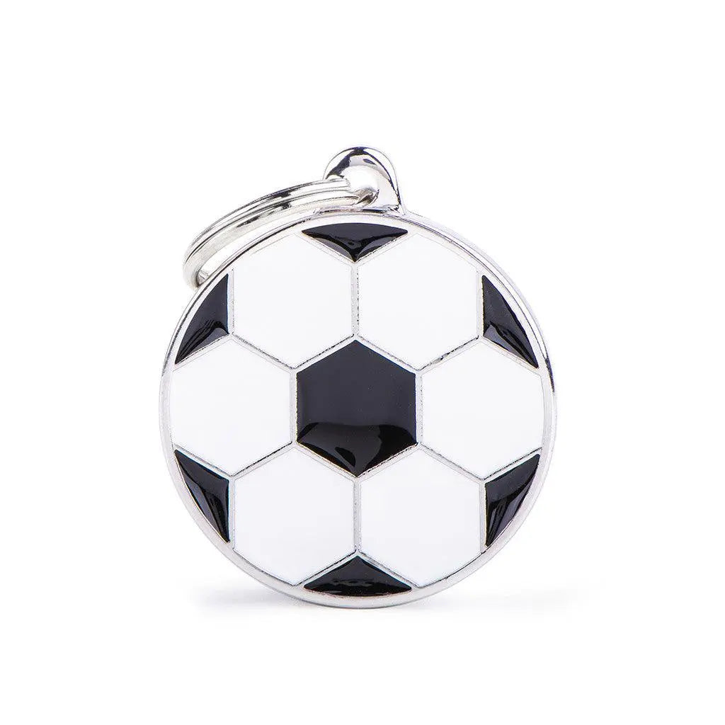 MyFamily Engraving Pet Tag - BIG ROUND SOCCER - PAWMART.ca