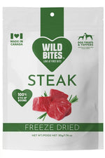 NEW! FREEZE DRIED STEAK Wild Bites Dog and Cat Treats