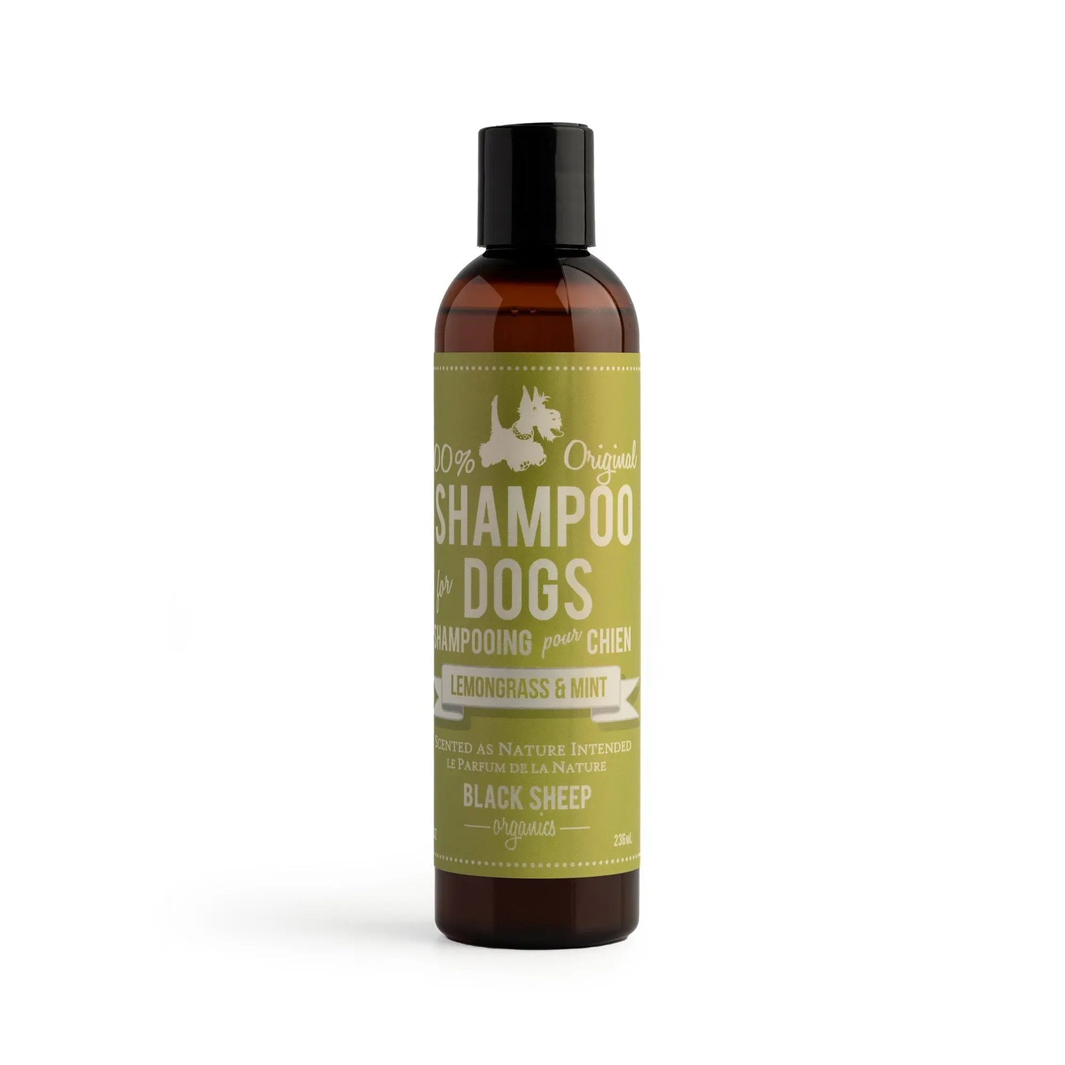 Natural Dog Shampoo - Lemongrass & Mint Black Sheep Organics