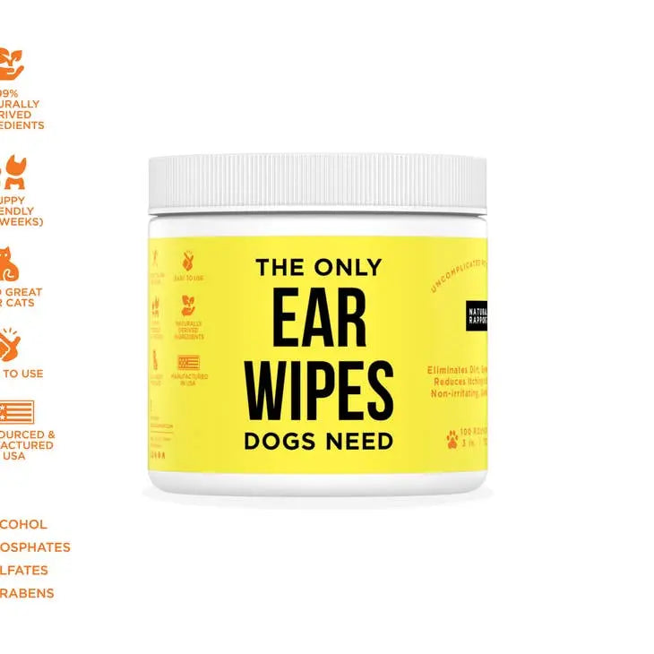 Natural Rapport - The Only Ear Wipes Dogs Need - Ear wipes for Dog - PAWMART.ca